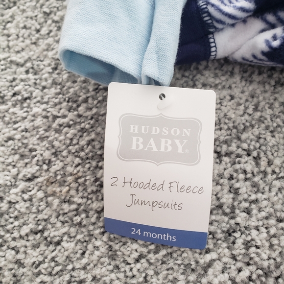 Hudson Baby 2 Hooded Fleece jumpsuits, 24 months - Picture 10 of 10